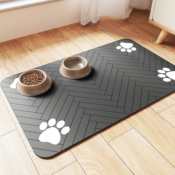 ElegantTails™ AquaAbsorb Pet Feeding Mat