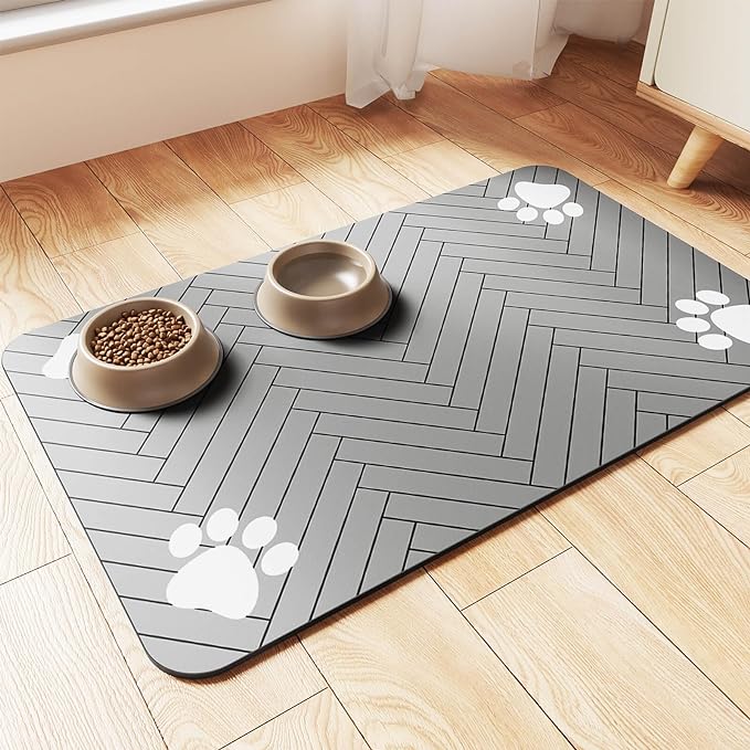 ElegantTails™ AquaAbsorb Pet Feeding Mat