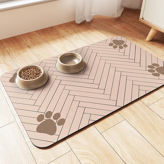 ElegantTails™ AquaAbsorb Pet Feeding Mat