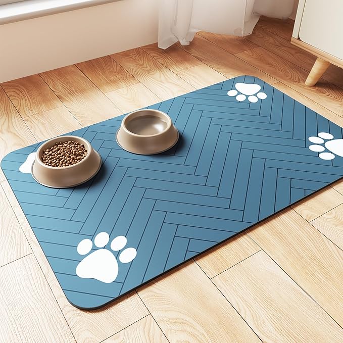 ElegantTails™ AquaAbsorb Pet Feeding Mat