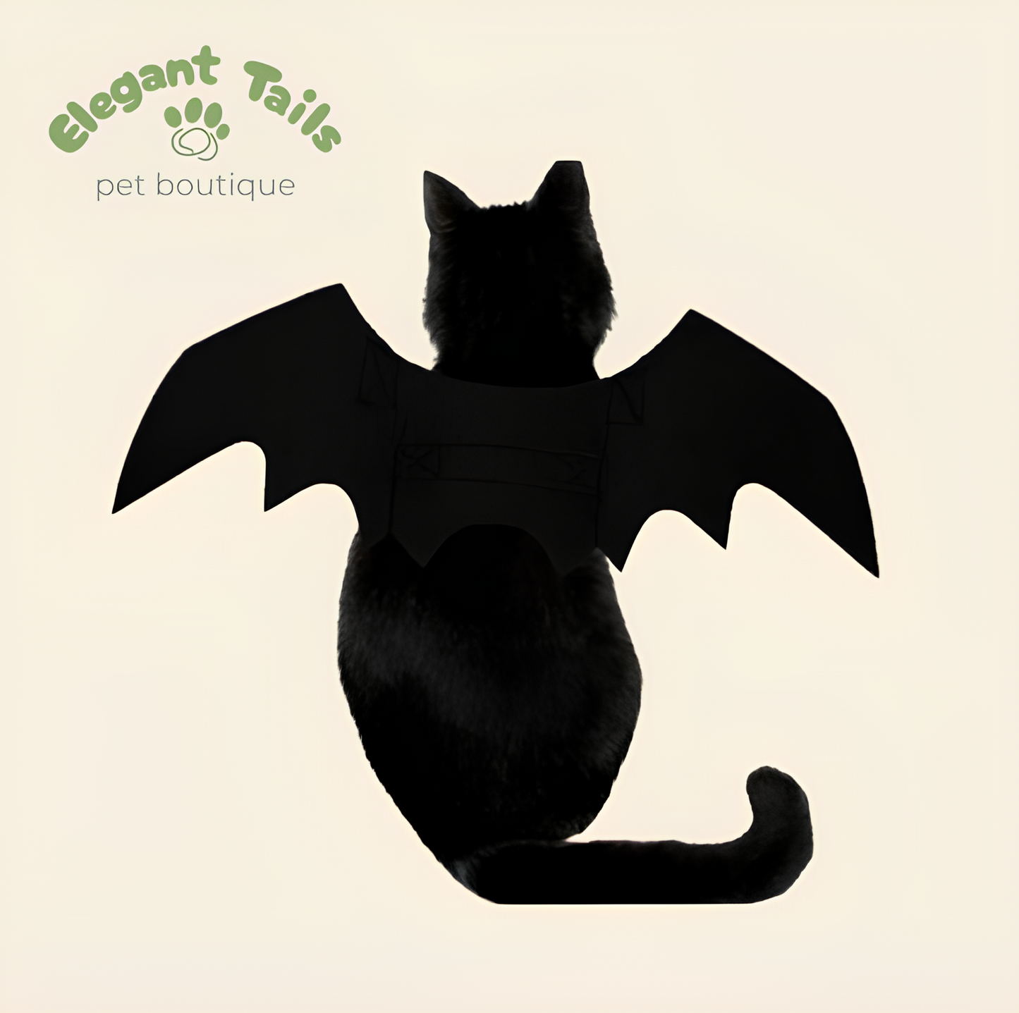 ElegantTails™ Halloween Bat Wings Costume for Dogs and Cats