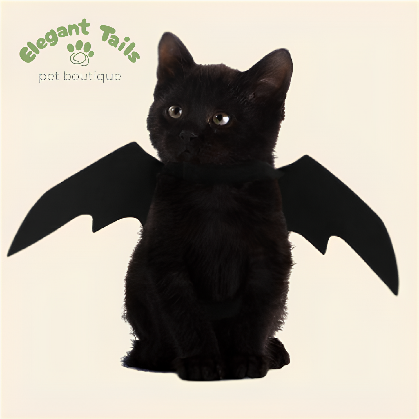 ElegantTails™ Halloween Bat Wings Costume for Dogs and Cats