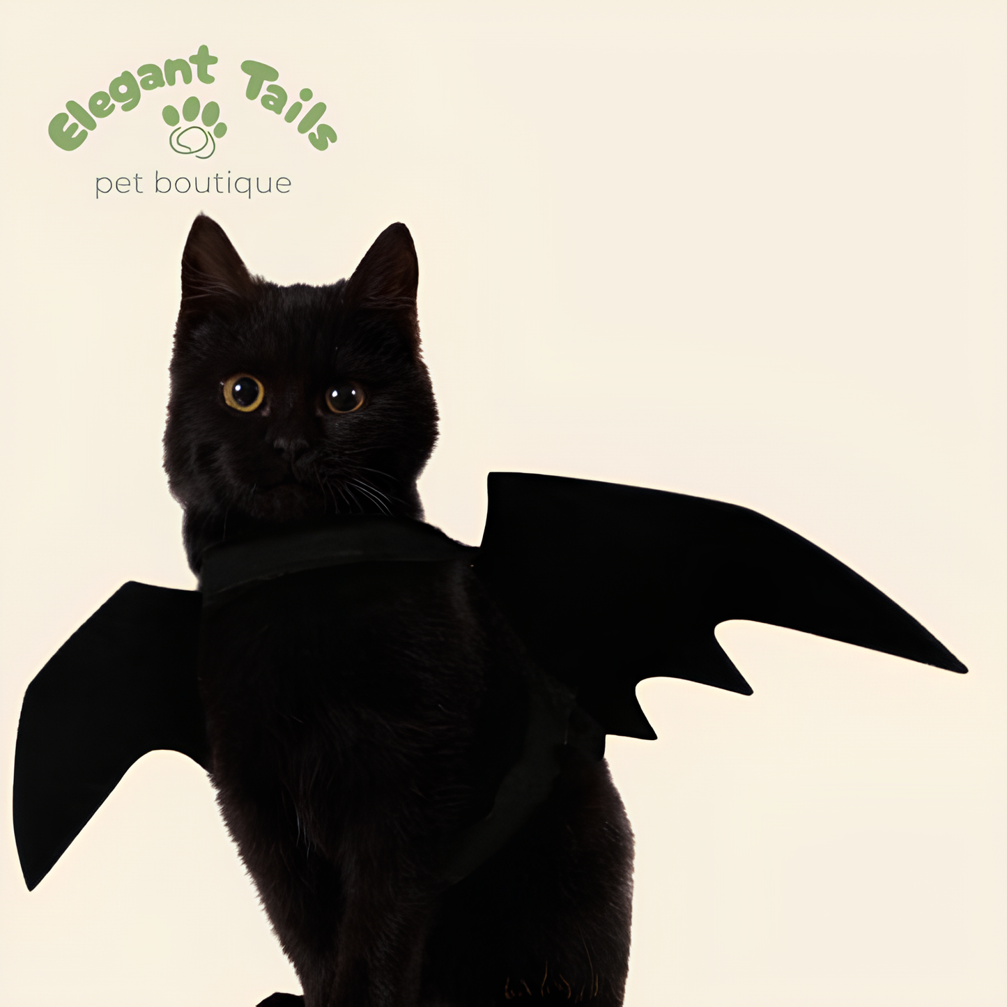 ElegantTails™ Halloween Bat Wings Costume for Dogs and Cats