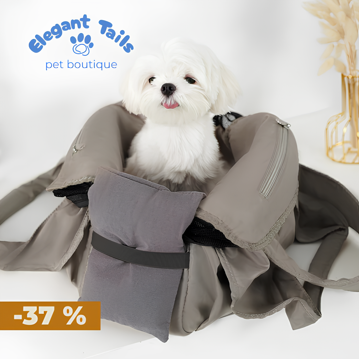 ElegantTails™ Pet Travel Shoulder Bag