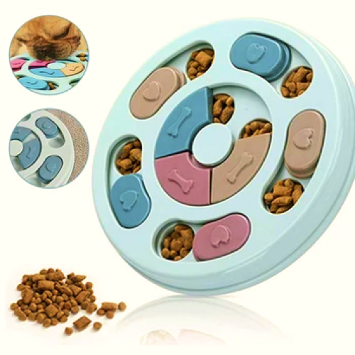 ElegantTails™ Interactive Dog Feeder Toy - Boost Puppy Intelligence with Educational Food Dispenser