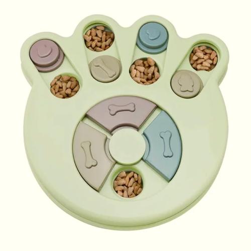 ElegantTails™ Interactive Dog Feeder Toy - Boost Puppy Intelligence with Educational Food Dispenser