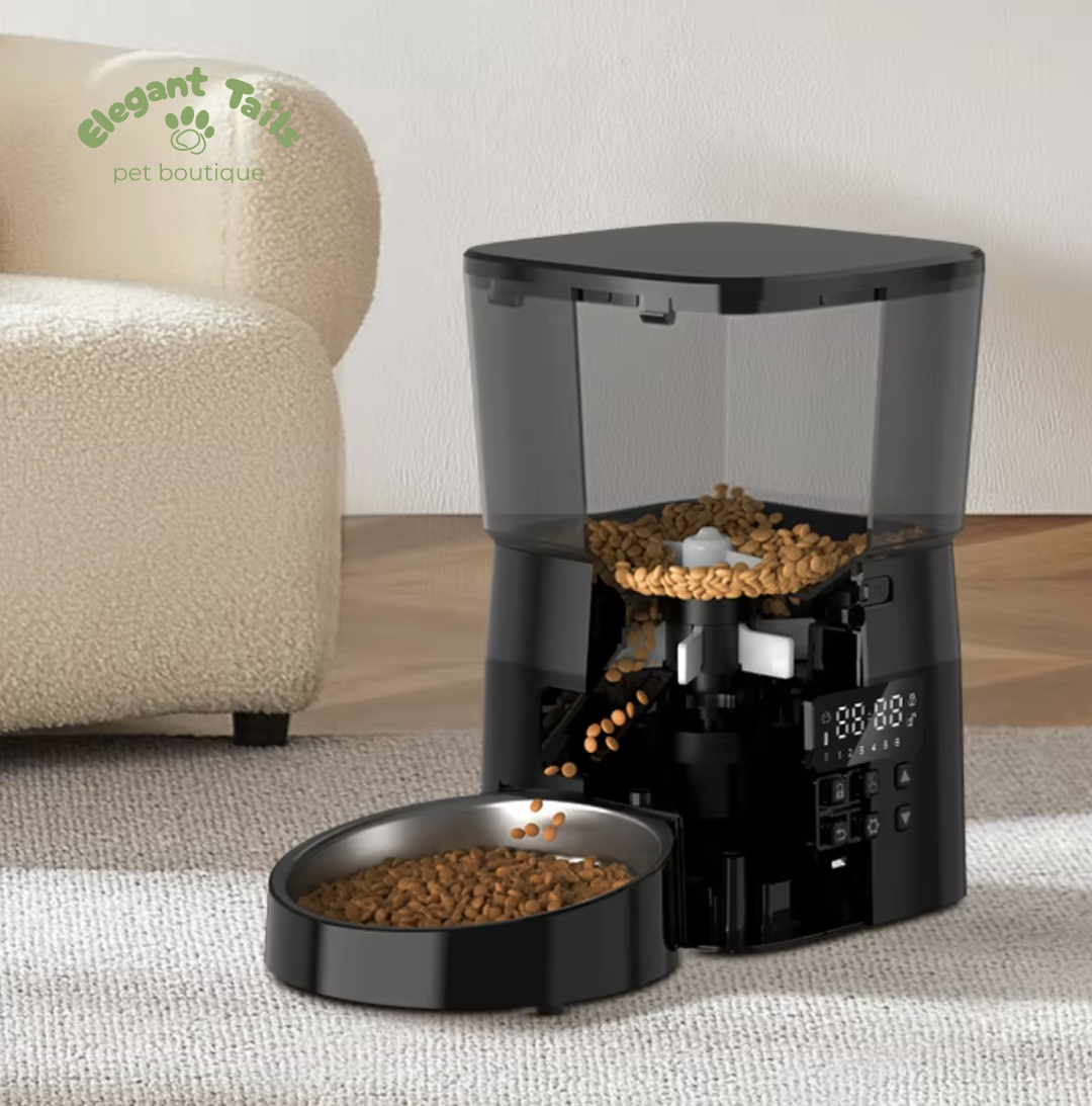 ElegantTails™ Automatic Pet Feeder – Smart Food Dispenser