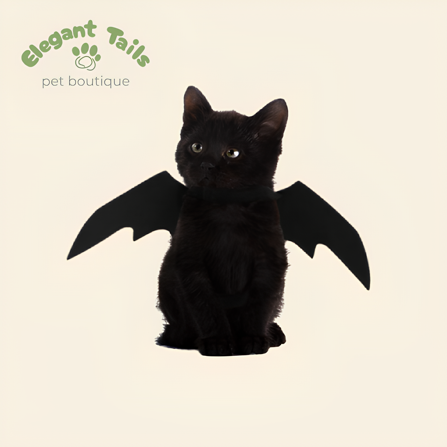 ElegantTails™ Halloween Bat Wings Costume for Dogs and Cats