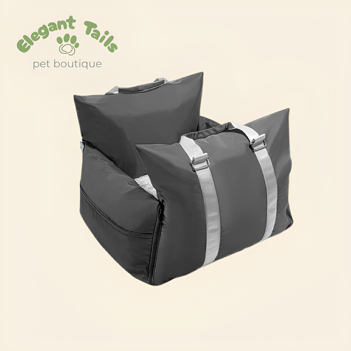 ElegantTails™ Waterproof Car Seat Cover and Pet Carrier