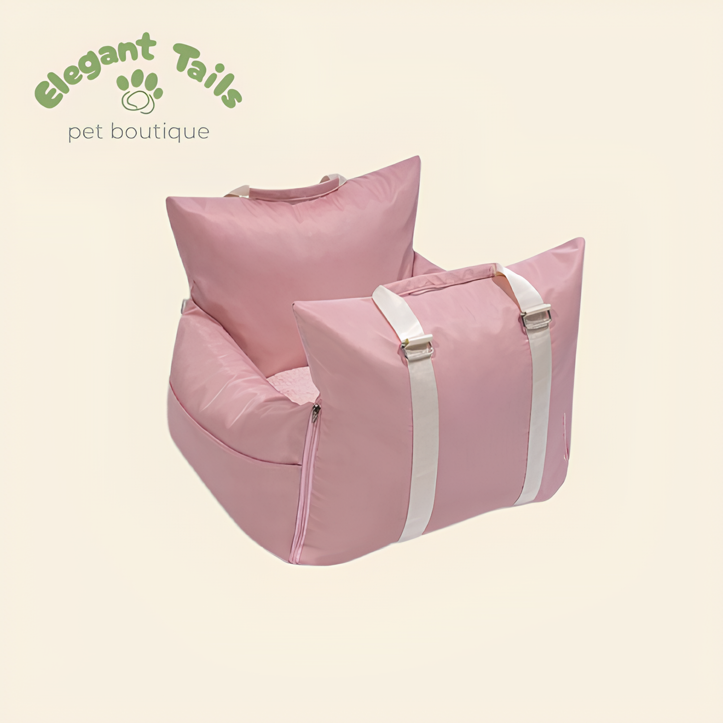 ElegantTails™ Waterproof Car Seat Cover and Pet Carrier