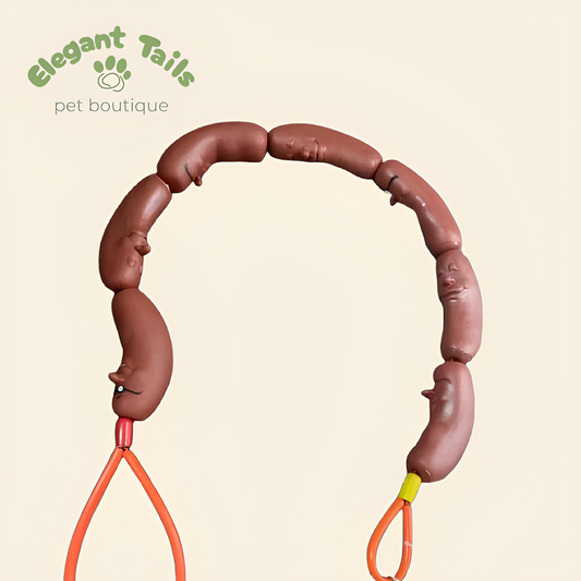 ElegantTails™ Sausage-Themed Halloween Dog Leash for Medium and Large Dogs