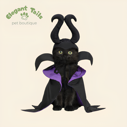 ElegantTails™ Witch Costume for Dogs and Cats – 3D Halloween Accessories